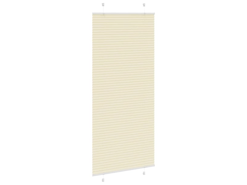 Store plissé, store de fenêtre crème 95x200 cm largeur du tissu 94,4 cm polyester cf46867  - Conforama D