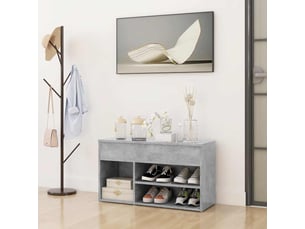 Meuble à chaussures 3 paire(s)  <strong></strong>  <strong></strong> coloris argenté