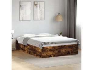 Lit 2 places 120x190cm coloris marron