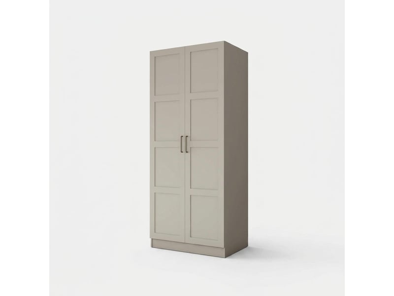 Armoire 2 portes pour chambre à coucher loft - Conforama A