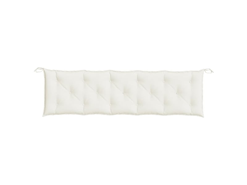  Coussin de banc de jardin, coussin d'assise crème mélangé 180x50x7 cm tissu cf52720  - Conforama D