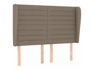 Tete de lit A poser largeur 147 cm   taupe