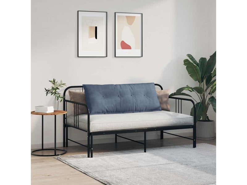 Coussin de dos, coussin de dossier bleu 120 x 50 cm tissu en velours côtelé cf54508 - Conforama D