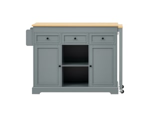 Desserte de cuisine à roulettes avec plateau extensible, 3 tiroirs, étagères réglables, pour cuisine, 112 × 45 × 92 cm