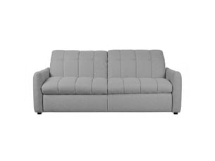 Canapé roma 2 places convertible avec relax électrique en tissu - gris foncé