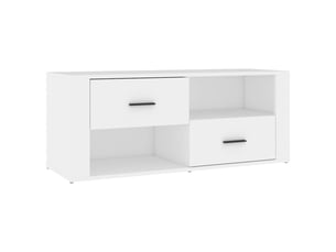 Meuble tv coloris blanc 100 cm <strong></strong>  <strong></strong>