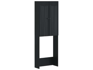 Armoire de toilette alkmaar noir 66x25.5x190 cm