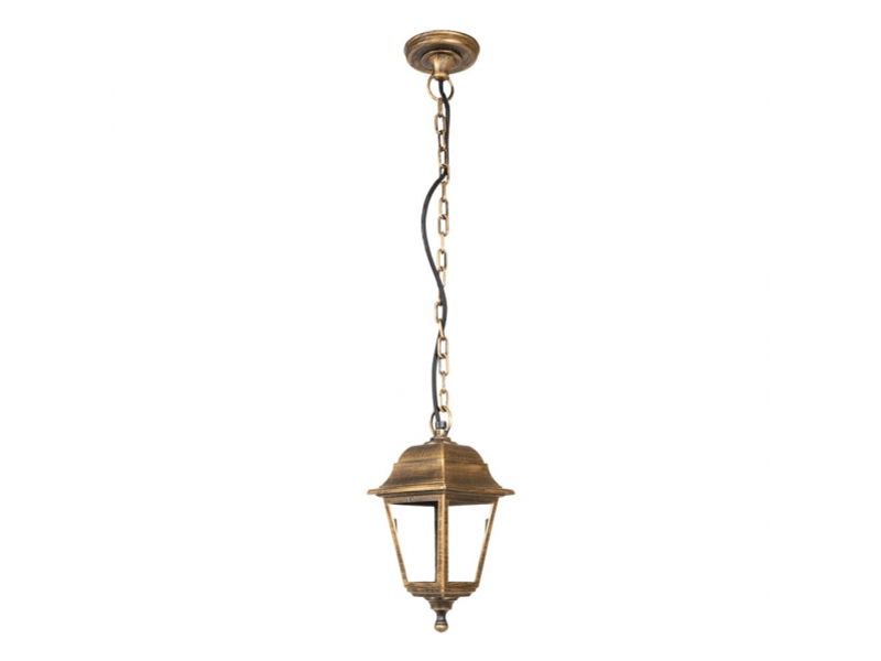  Suspension extérieure fabrilamp albahaca e27 ip44 hauteur réglable vieil or 125891016 - Conforama A