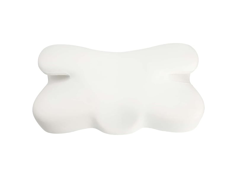 Oreiller, coussin cervical blanc mousse à mémoire de forme cf51349 - Conforama E