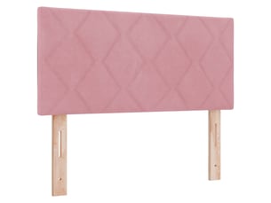 Tete de lit A poser largeur 90 cm rose