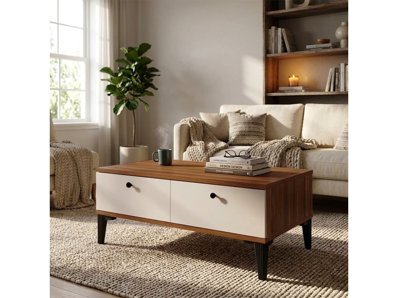  Table basse avec rangement pour salon velka  - Conforama B