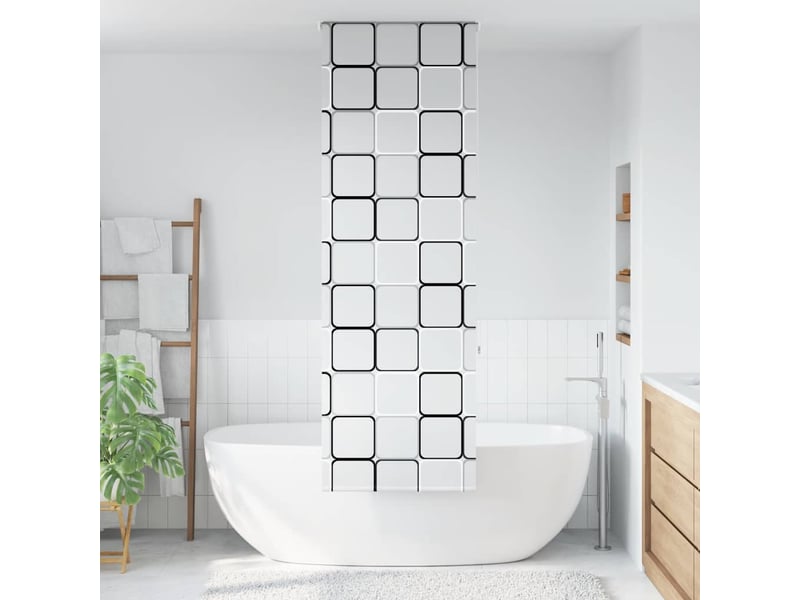  Store enrouleur de douche, store à rouleau 70x240 cm largeur du tissu 66 cm cf45042  - Conforama B