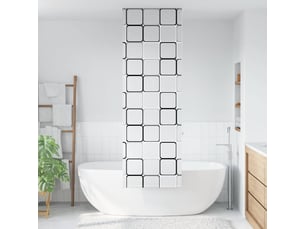 Store enrouleur de douche, store à rouleau 70x240 cm largeur du tissu 66 cm cf45042