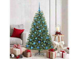 Sapin de noël artificiel, arbre de noël à branches articulées vert 150 cm shl1344