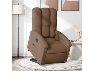 Fauteuil relax électrique  <strong></strong> Tissu marron
