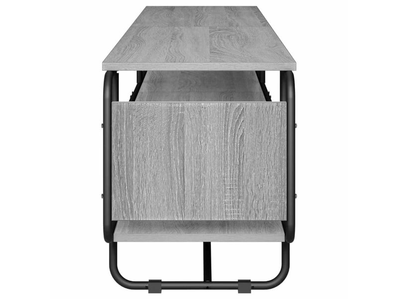  Meuble tv, banc tv 180x36x45 cm sonoma gris bois d'ingénierie  - Conforama D