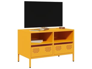 Meuble tv coloris jaune 68 cm   