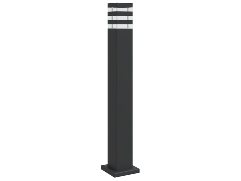  Lampadaire d'extérieur 80 cm aluminium noir 02_0042513  - Conforama A