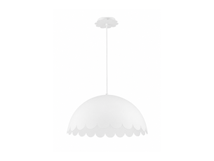 Suspension en métal blanc d50 cm-flow