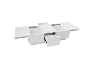Table basse  coloris blanc WISHDOR 