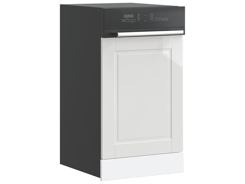  Panneau de lave-vaisselle blanc brillant 45x1,5x57cm  - Conforama B