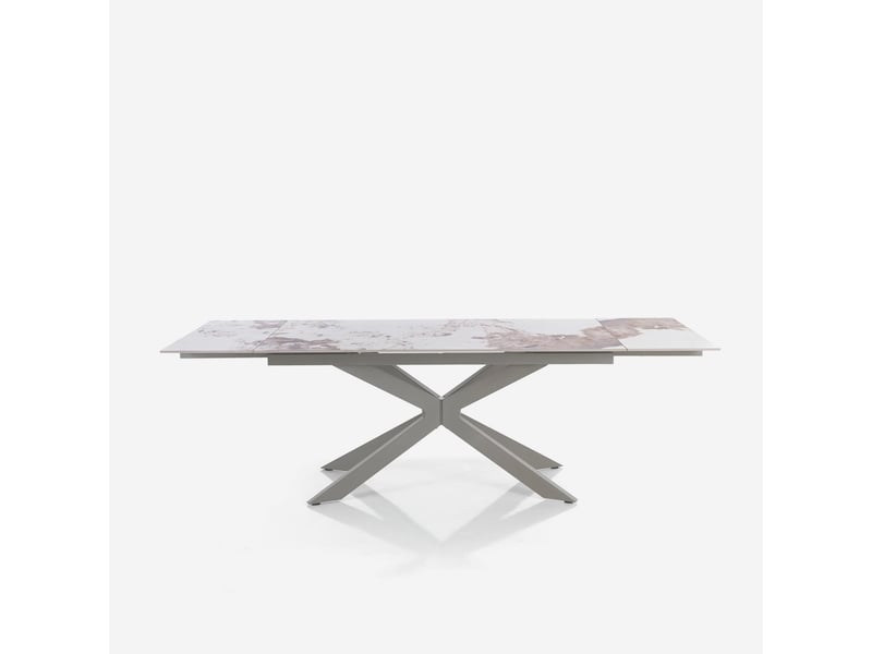 Table extensible en céramique et acier 160240x90 ward - Conforama C