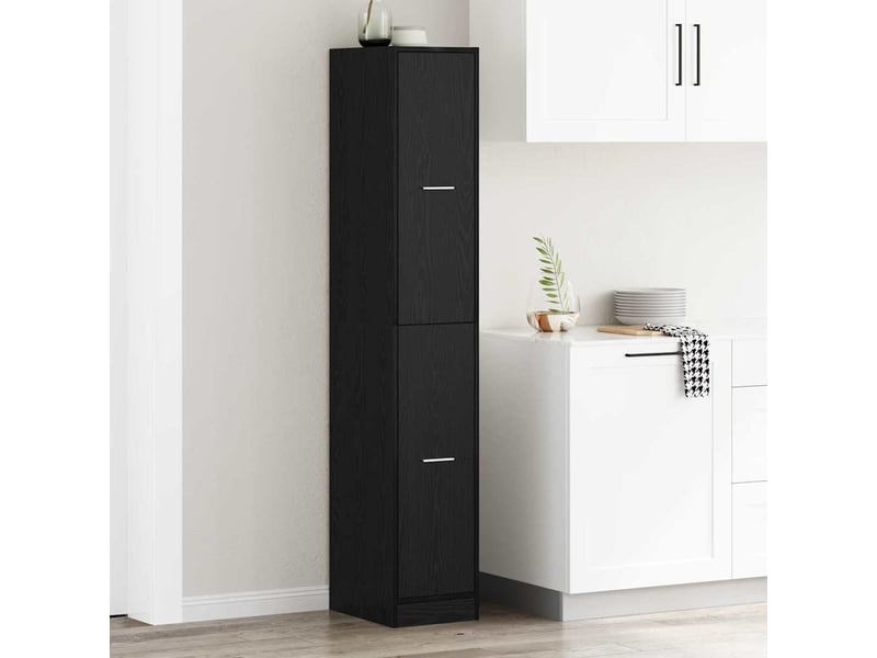  Meuble de rangement, armoire de pharmacie motif motif 30 x 41 x 174,5 cm chêne noir  - Conforama D
