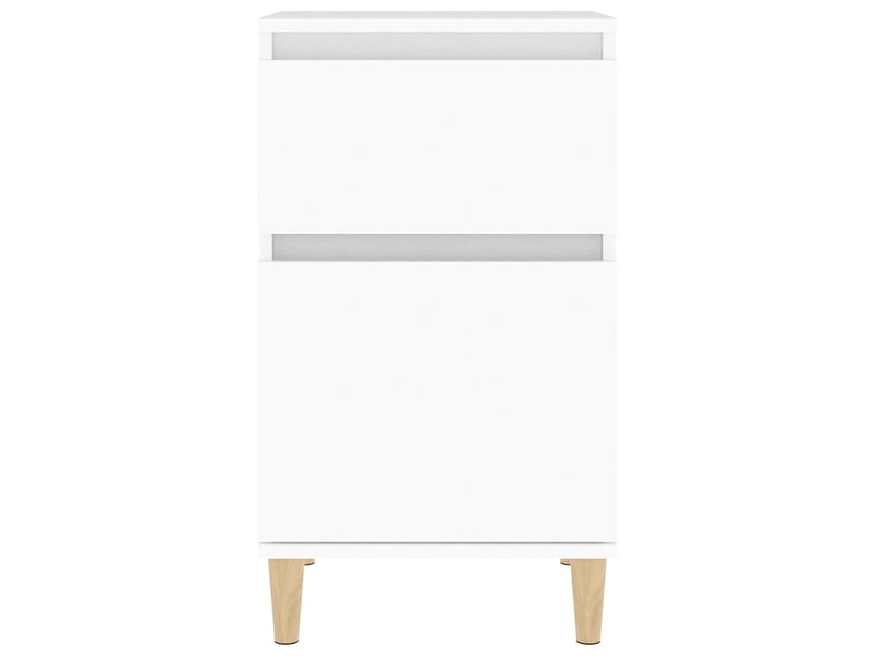  Table de chevet - cabinet de chevet - table de nuit blanc 40x35x70 cm  - Conforama E