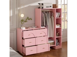 Porte armoire aucune <strong></strong> <strong></strong> coloris rose largeur 139 cm