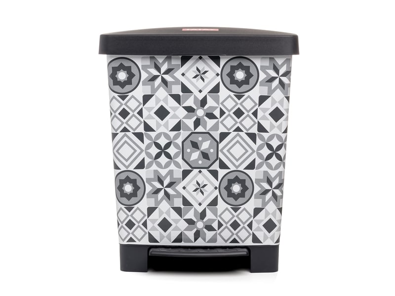  Poubelle cuisine avec pédale cubik deco 21 l, 33,5 x 30 x 39 cm  - Conforama B
