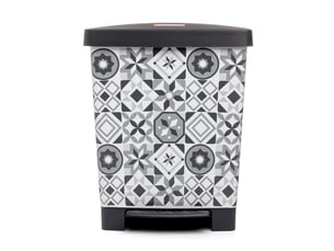 Poubelle cuisine avec pédale cubik deco 21 l, 33,5 x 30 x 39 cm