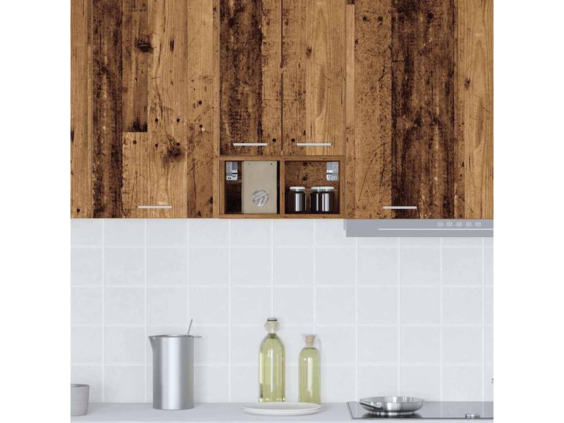  Meuble de rangement cuisine, armoire suspendue bois ancien 20x29,5x40cm  - Conforama D