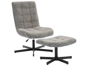 Fauteuil fixe  PANGIVO Velours gris