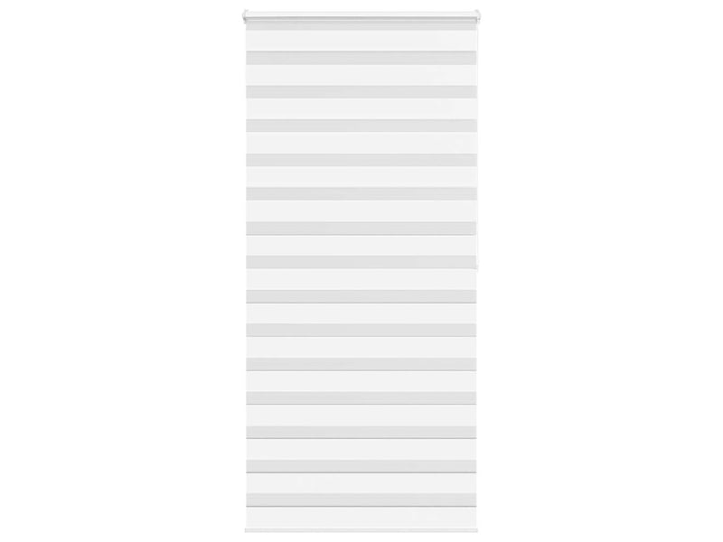  Store zèbre, store de fenêtre blanc 95x200 cm largeur du tissu 90,9 cm polyester cf48436  - Conforama B