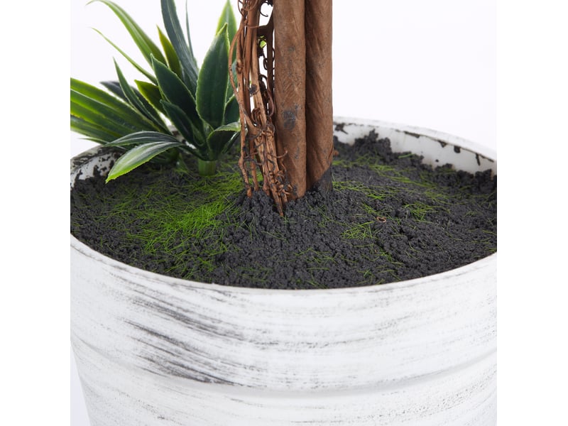  Lot de 2 plantes artificielles lavande 24x60 cm vert  - Conforama D