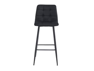 tabouret de bar  <strong>SANS MARQUE</strong>  - noir hauteur d'assise 76 cm vendu A l'unité