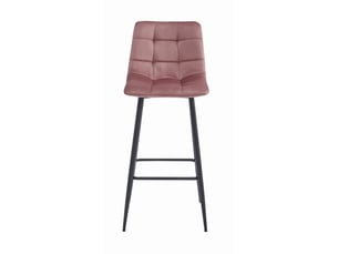 tabouret de bar  SANS MARQUE  - rose hauteur d'assise 76 cm vendu A l'unité