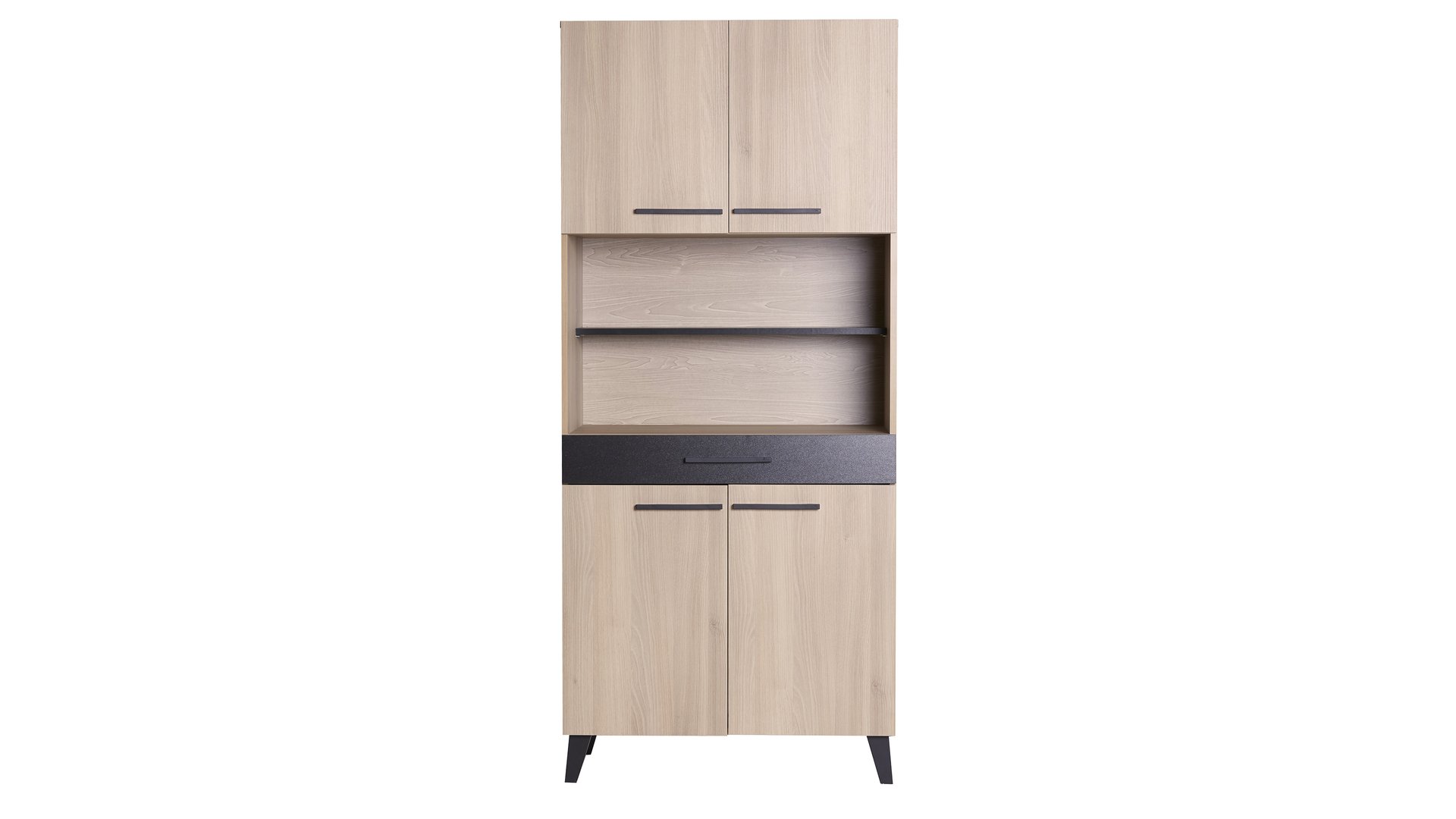 Buffet 4 Portes+1 Tiroir Jenni Coloris Ch ne Clair Naturel 183 Conforama