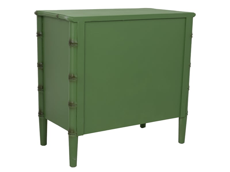  Table de chevet en bois vert 71x39x68 cm h  - Conforama D