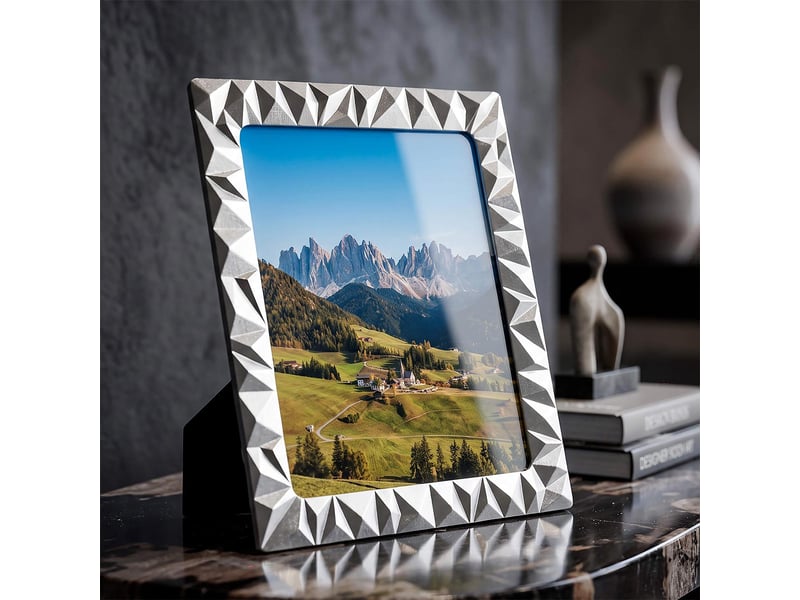  Cadre photo design prisma 20x25cm argent  - Conforama E