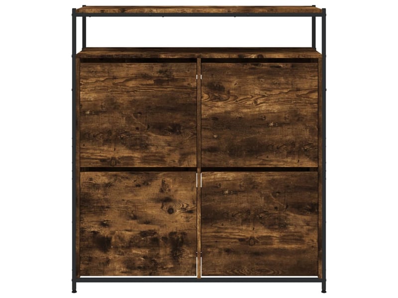  Meuble à chaussures, armoire à chaussures chêne fumé shl8858  - Conforama E
