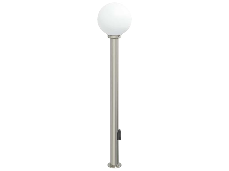 Borne lumineuse avec sortie 120 cm en acier inoxydable ip44 - Conforama D