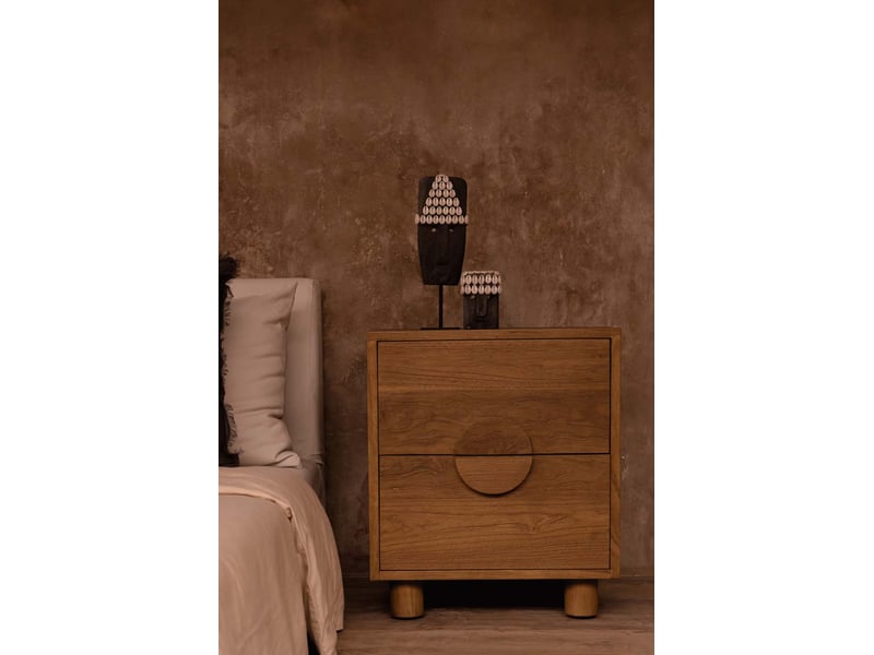 La table de chevet eclipse - naturel  - Conforama B