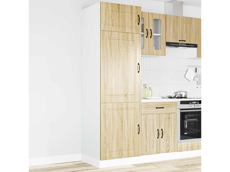  Meuble de rangement, armoire de cuisine kalmar chêne sonoma bois d'ingénierie shl9894  - Conforama B