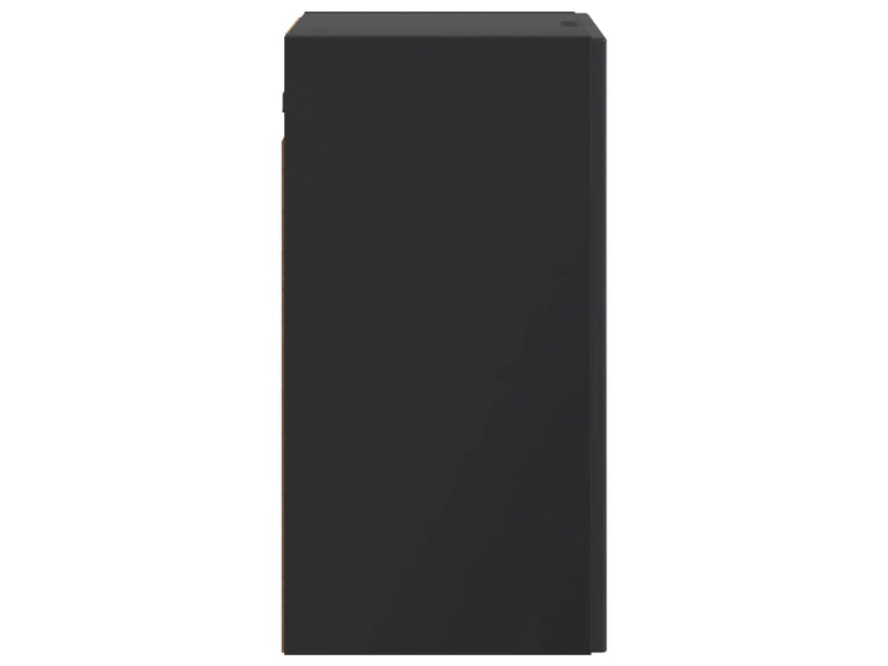  Armoire murale salon, meuble de rangement 59 x 31 x 60 cm bois d'ingénierie noir shl3040  - Conforama E