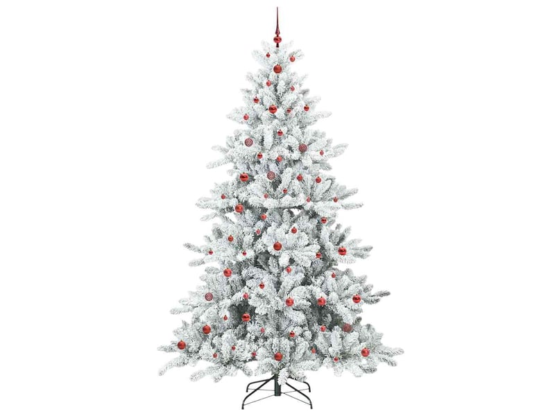  Sapin de noël, arbre de noël artificiel à branches articulées blanc 240 cm cf61069  - Conforama D