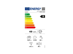 Lave linge ouverture dessus <strong>INDESIT</strong> TIB612PUSH&GOFR - 6 kg 1000 trs/min profondeur 60 cm