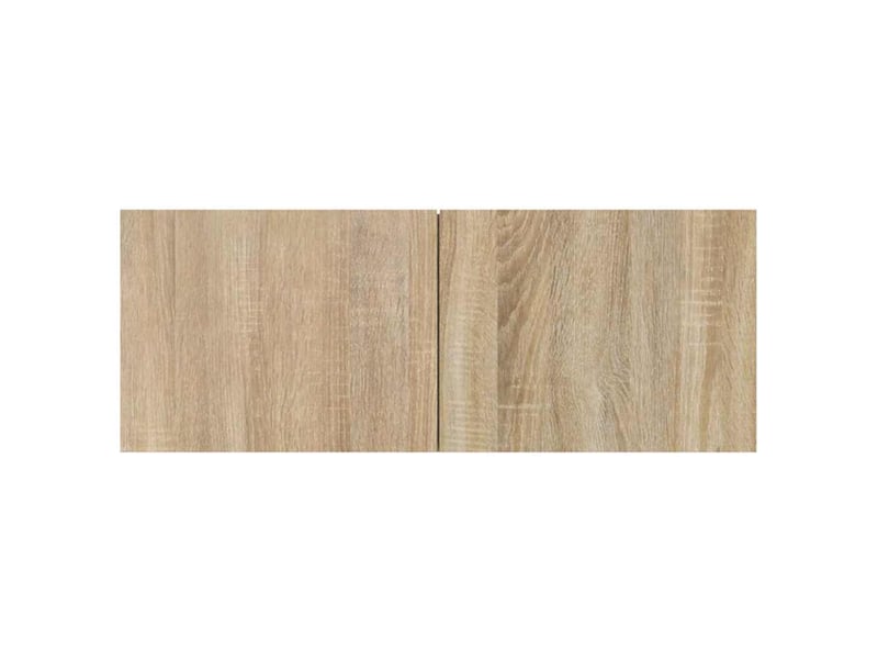  Meuble tv - banc tv - meuble de rangement mural chêne sonoma bois d'ingénierie  - Conforama E