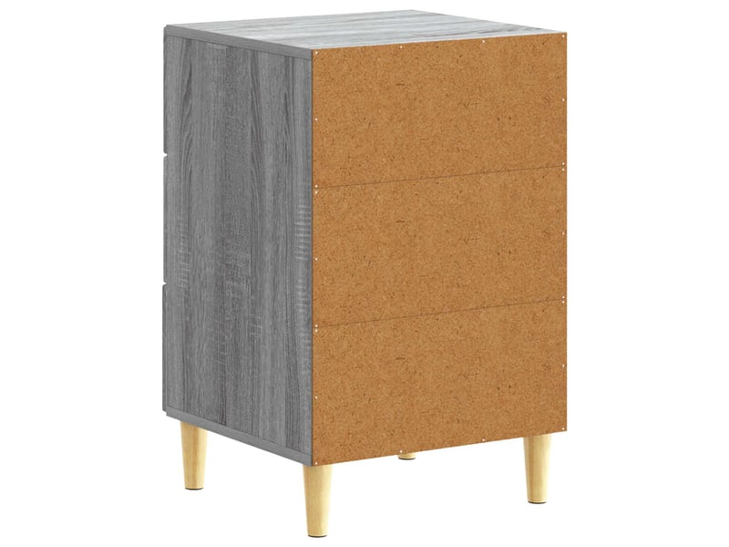 Table de chevet - cabinet de chevet - table de nuit sonoma gris 43 x 39,5 x 66,5 cm - Conforama E