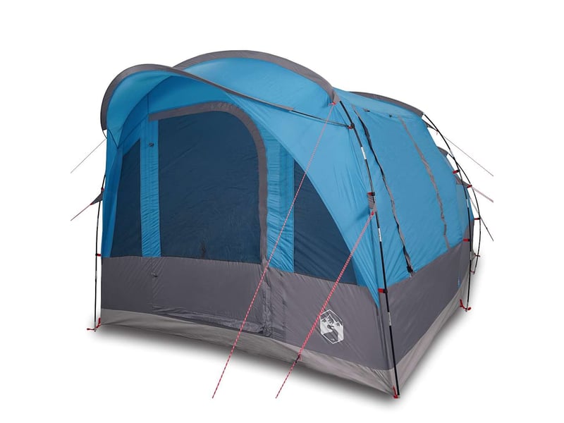  Tente de camping, tente tunnel 3 personnes bleu imperméable shl73522  - Conforama D